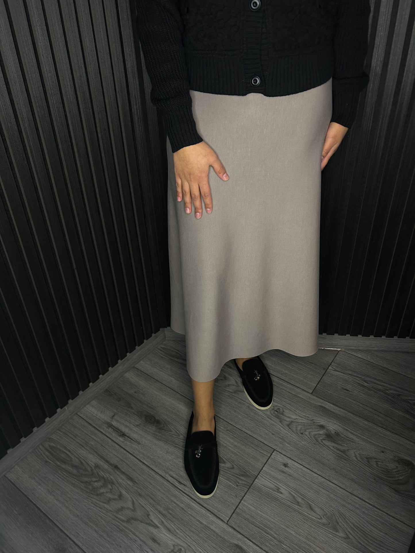 Soft Skirt Taupe