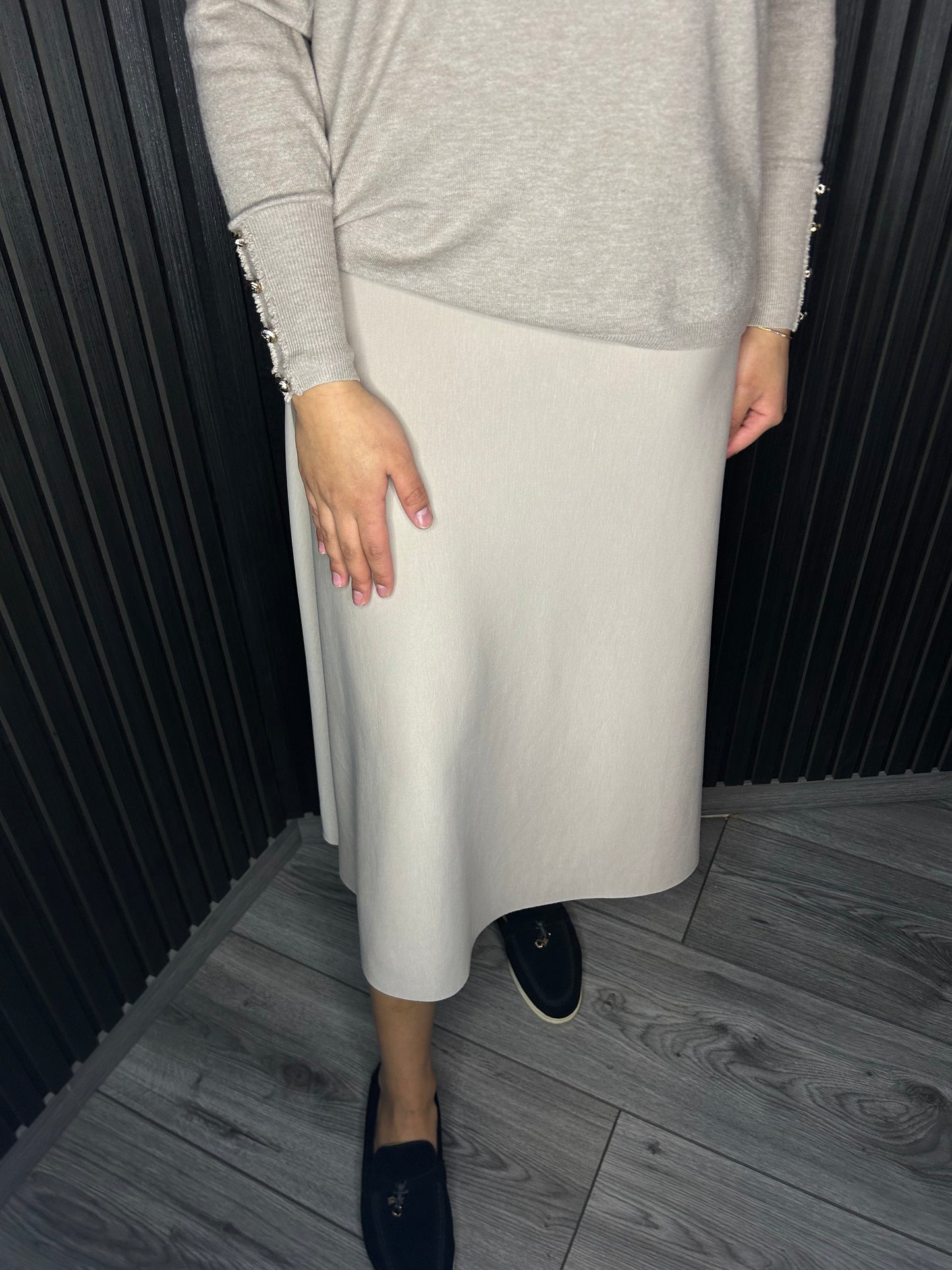 Soft Skirt Beige