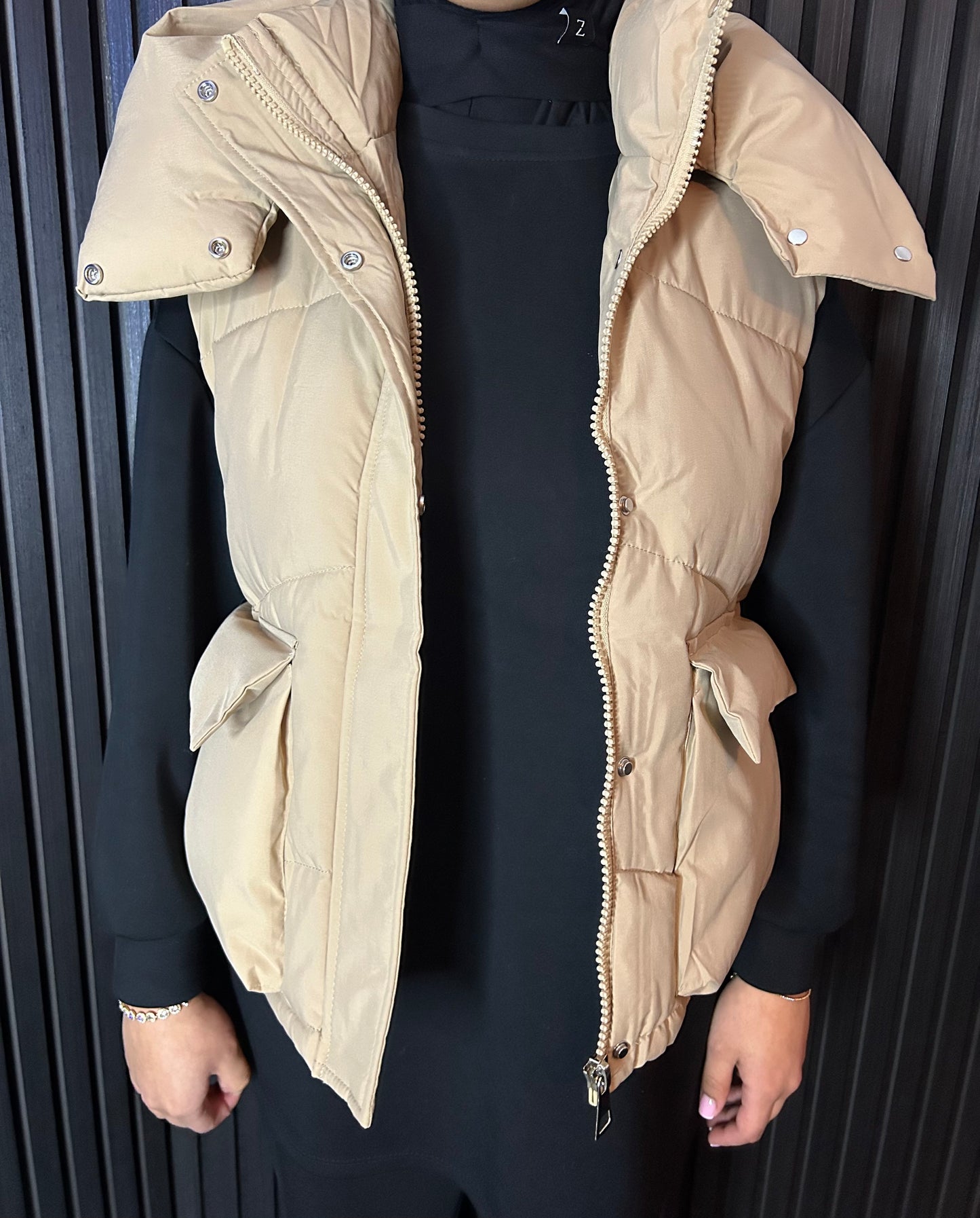 Beige Bodywarmer