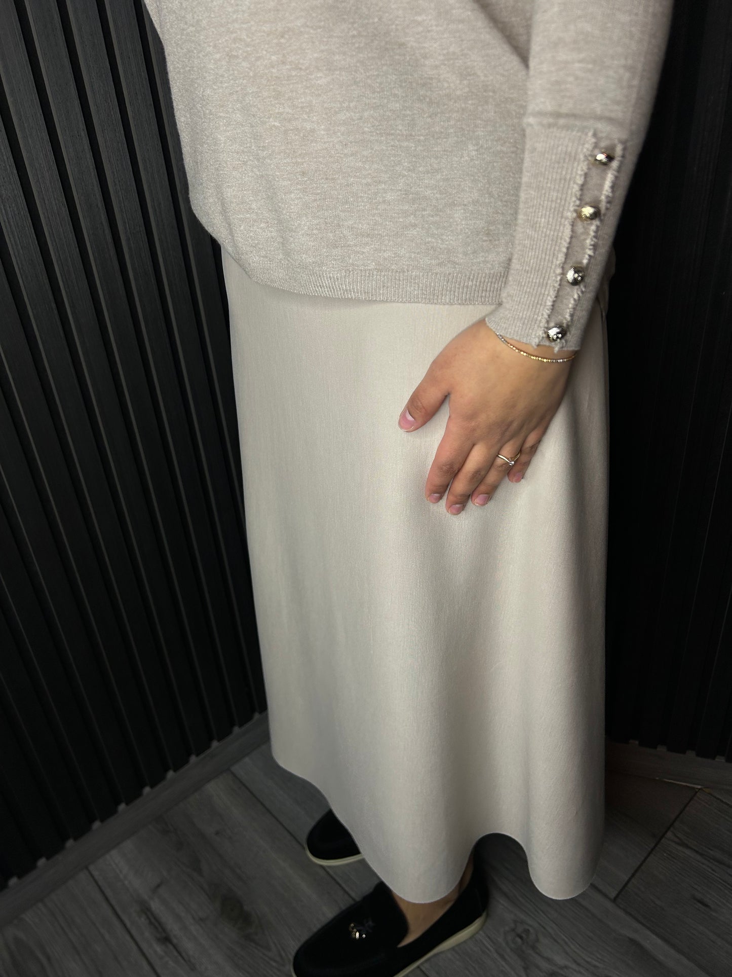 Soft Skirt Beige