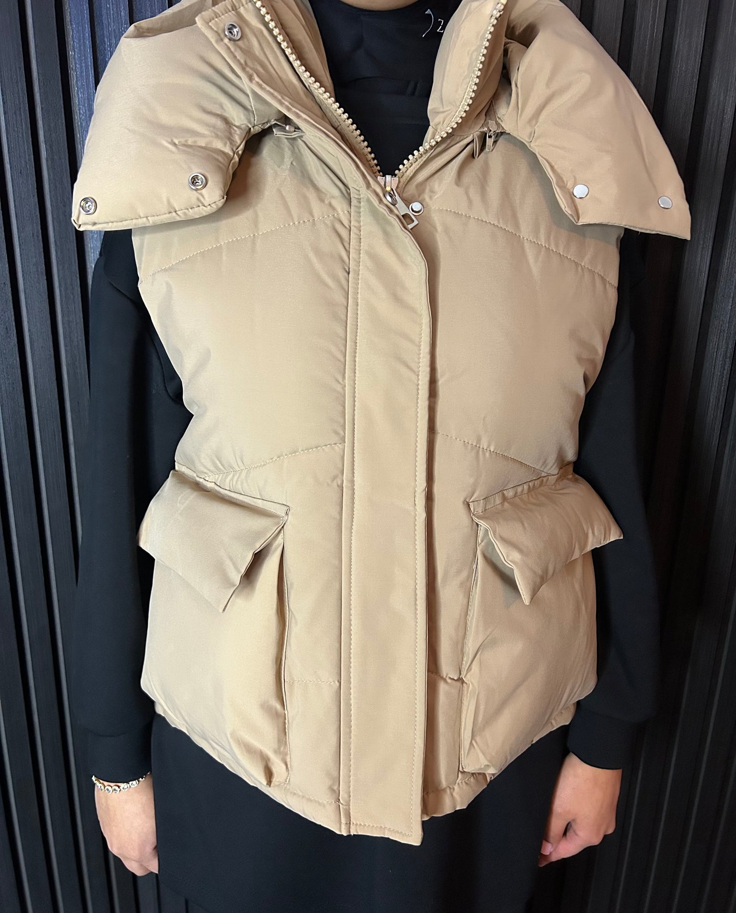 Beige Bodywarmer